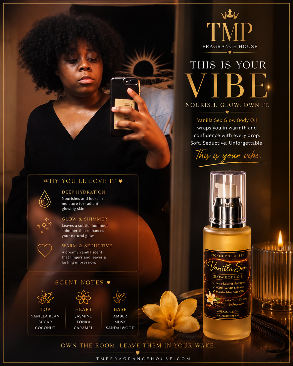 Vanilla Sex Luminous Perfume Body Oil