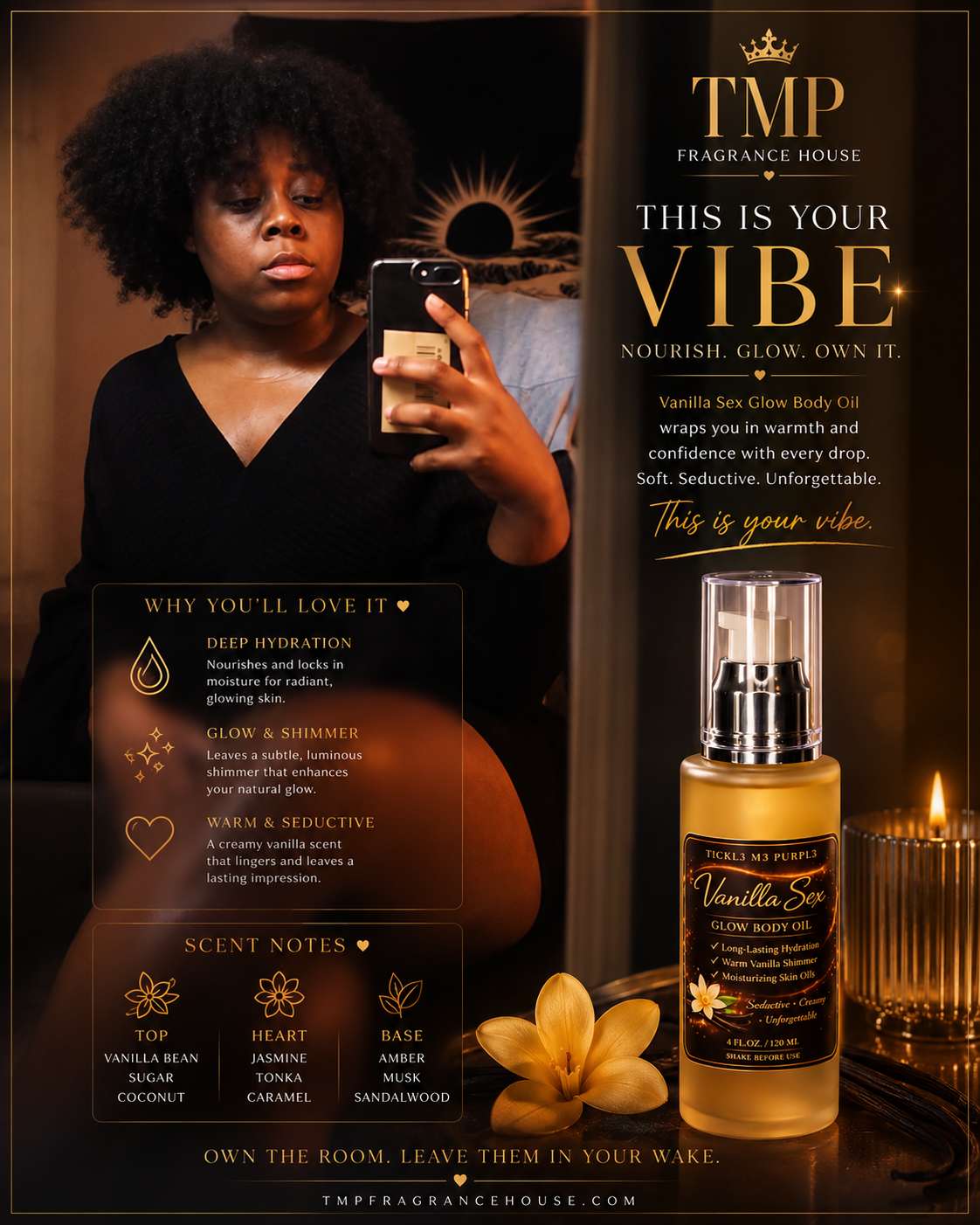 Vanilla Sex Luminous Perfume Body Oil