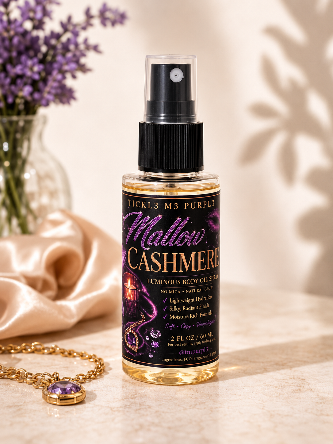 Malllow Cashmere Body Oil Spray