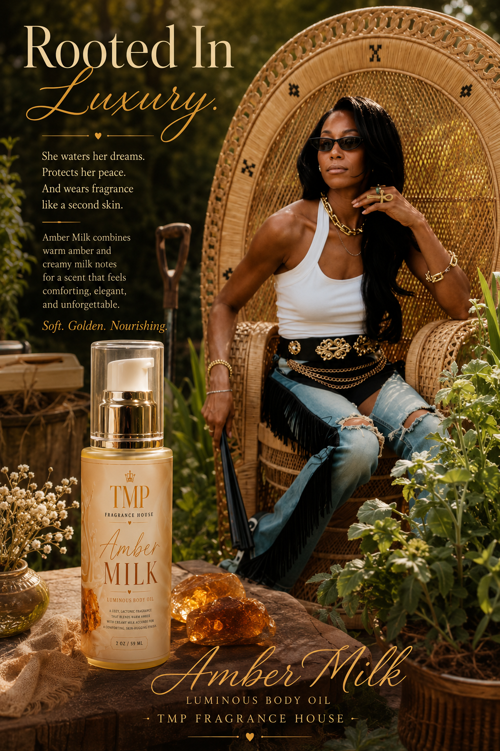 Amber Milk Luminous Perfume Body Oil