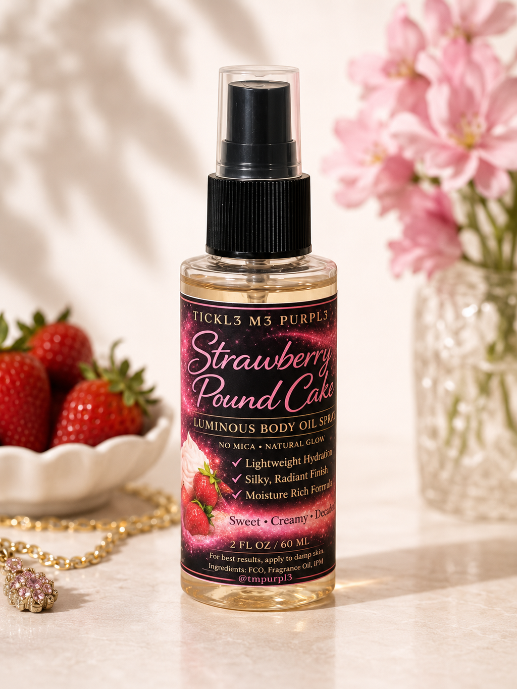 Strawberry Pound Cake
