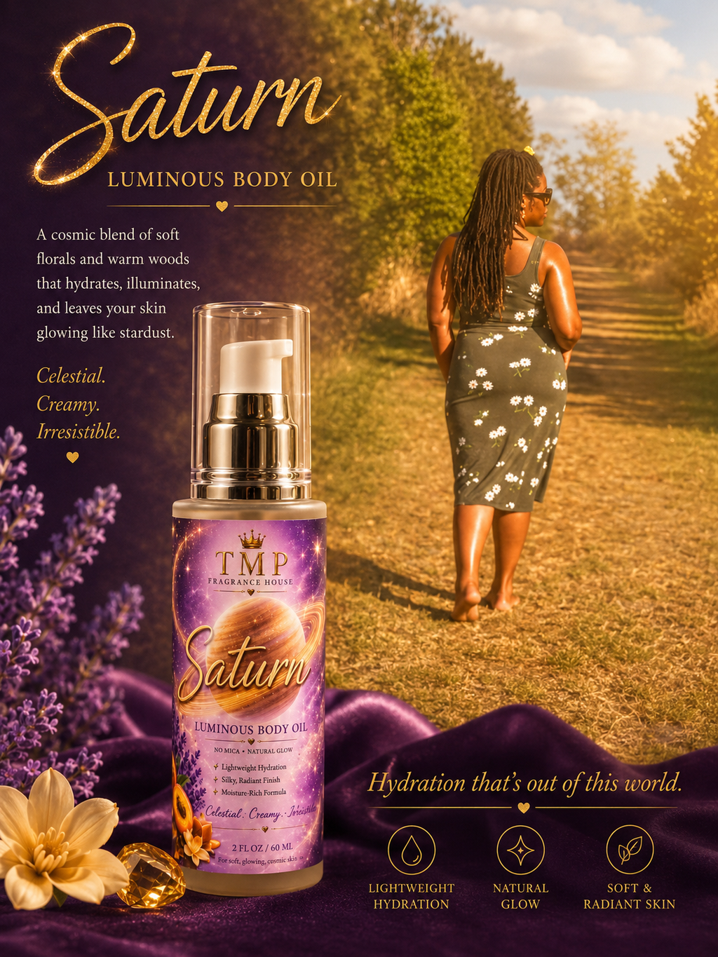 Saturn Luminous Perfume Body Oil