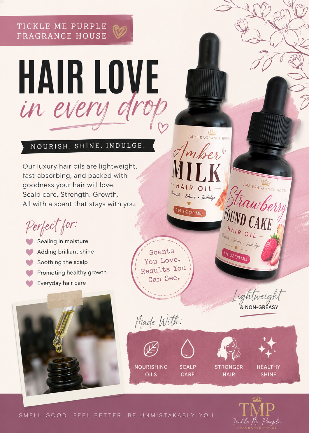 Scented Hair Oil