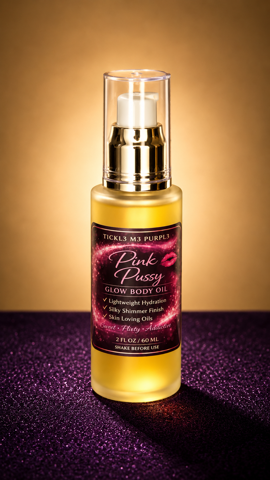 Pink Pussy Luminous Perfume Body Oil
