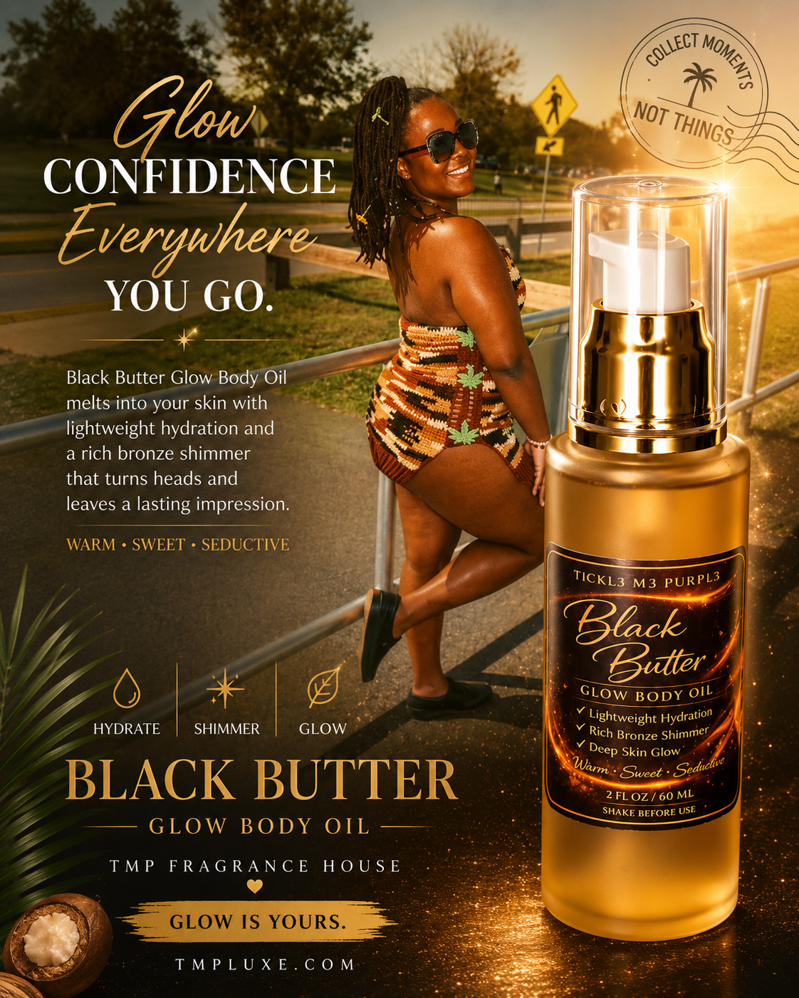 Black Butter Luminous Perfume Body Oil