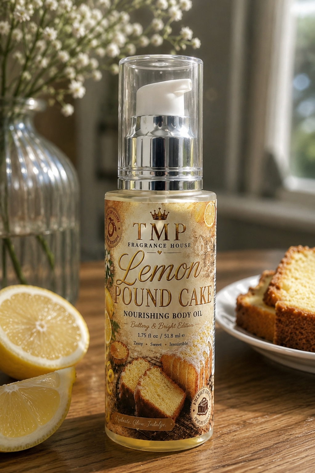 Lemon Pound Cake Luminous Perfume Body Oil